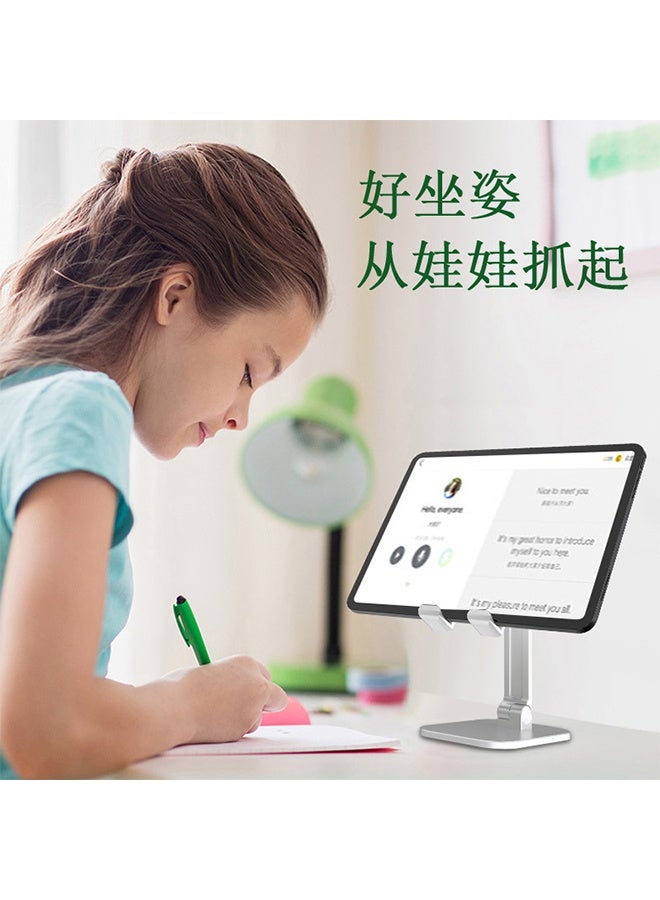 Phone Stand Adjustable Height and Angle Cell Phone Stand for Desk Foldable Holder Taller iPhone Stand Compatible 4-13in All Mobile Phone/iPad/Tablet - Image 3
