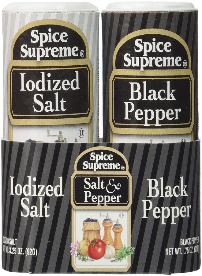 Spice Supreme عبوة مزدوجة من ملح وفلفل سبايس سوبريم (عبوة من 3 قطع) - Image 1