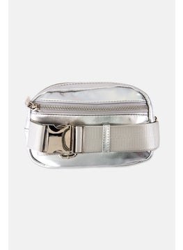 Women Plain Fanny Bag 19 L x 13 H x 5 W cm, Silver - pzsku/ZE3162587783A0C0A3CD5Z/45/_/1737642546/7bd33ee7-32ee-4c60-bdee-64855e91d9ab