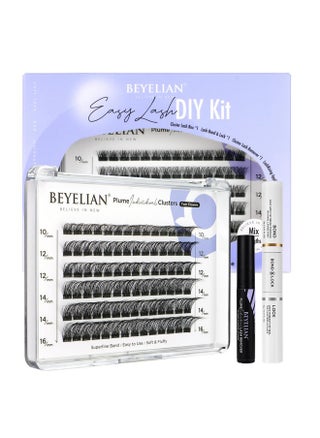 Lash Extension Kit Cluster Lashes Kit With 84 Pcs Lash Clusters Clusters Eyelash Applicator Tool Cluster Lashes Bond And Seal Super Hold Clusters Lash Glue Remover Easy To Apply At Home - pzsku/ZE3163A6E4C06FE82CCC5Z/45/_/1707975028/6b53bd61-d3ec-405c-b9d3-1833799045ce