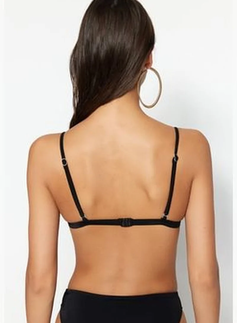 trendyol Black Bralette Bikini Top TBESS21BU0104