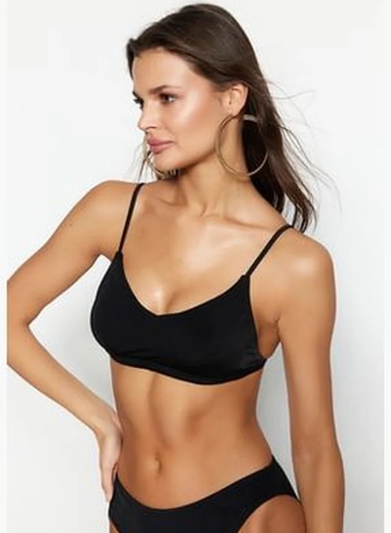 trendyol Black Bralette Bikini Top TBESS21BU0104