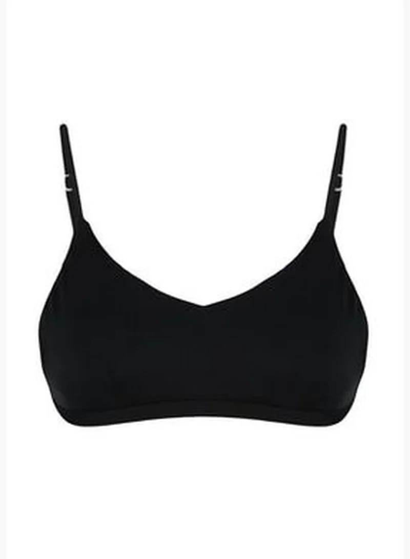 trendyol Black Bralette Bikini Top TBESS21BU0104