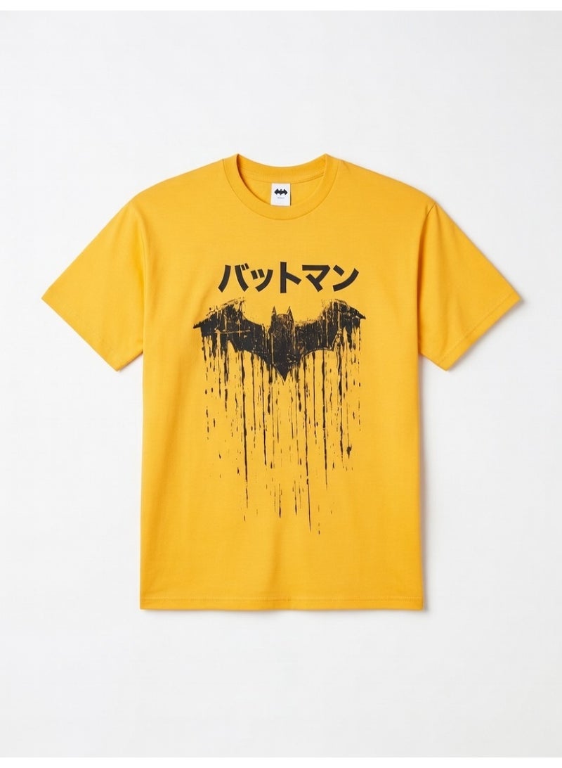 Batman MENS T-SHIRT OVERSIZE DROPPED SHOULDER T-SHIRT - Image 1