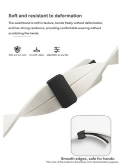 Generic Soft Silicone Sport Watch Band with Magnetic Buckle Fits Apple Watch Ultra 2/Ultra Series 9/8/SE 2nd Gen/7/SE/6/5/4/3/2/1 Compatible with 42/44/45/49mm Case Sizes Also Compatible with Series 10 with 46mm Case Size  - Image 4