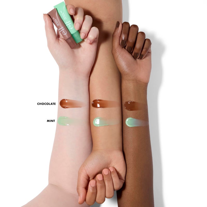 elf e.l.f. Squeeze Me More Lip Balm Duo, Moisturizing Balm For A Sheer Tint Of Color, Made With Hyaluronic Acid, Vegan & Cruelty-Free, Mint & Chocolate - Image 3