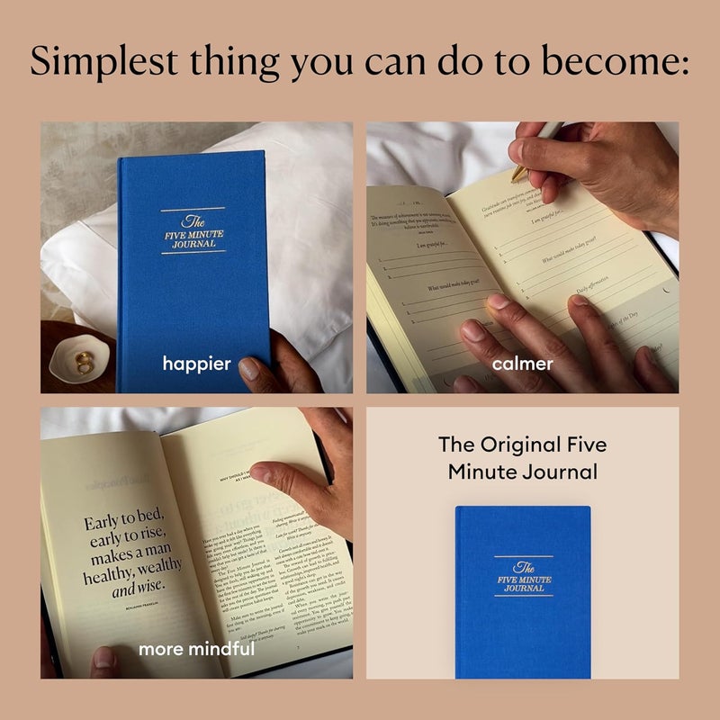 Intelligent Change : The Five Minute Journal - Daily Gratitude Journal for Happiness, Mindfulness, and Reflection - Undated Life Planner - Image 5