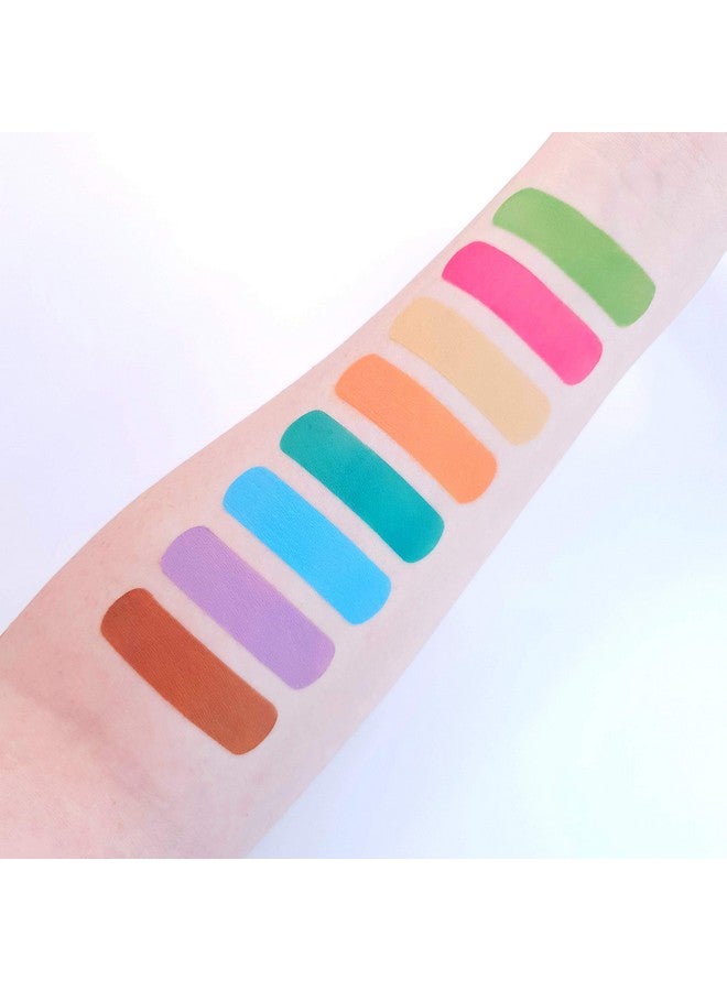 Moon Creations Pro Face & Body Paint Cake Pots By Moon Creations Adventure Colours Set Professional Water Based Face Paint Makeup For Adults, Kids 1.26Oz - Image 3