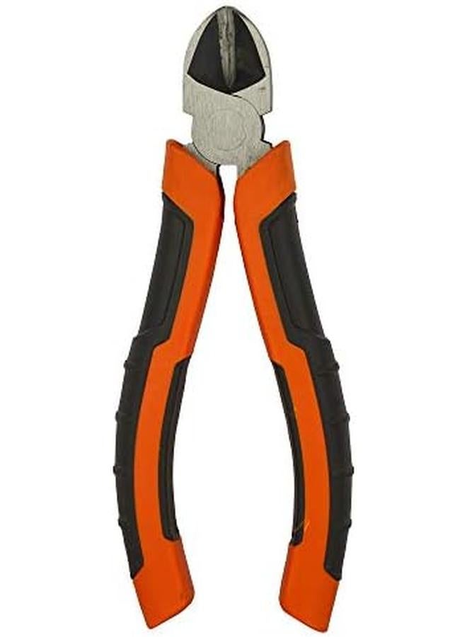 BLACK+DECKER 160Mm Bimaterial Steel Diagonal Cutting Pliers Orange Black Bdht81584 2 Years Warranty - Image 2