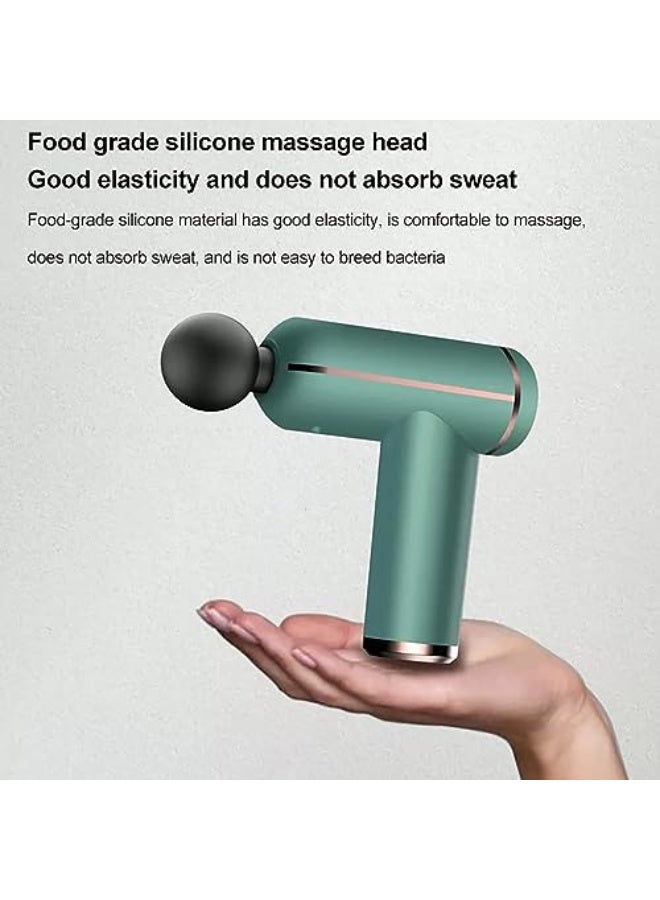 مسدس التدليك GoodTool، جهاز تدليك عضلي محمول باليد، مدلك كهربائي صغير محمول، شاشة LCD، مع 4 رؤوس تدليك قابلة للتبديل، للتدليك على الكتفين والرقبة والظهر للرجال والنساء - Image 3