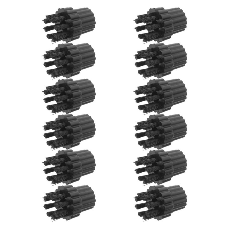 12pcs M8 Steam Cleaner Brush Heads Kit Replacement For Tile Floor Bathroom Hard Surface Cleaning - Image 2