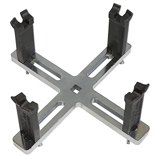 DPTOOL Adjustable Fuel Tank LID Wrench 4 Jaws Fuel Pump Sender Cover Remove Spanner Tool 55mm-160mm - Image 2