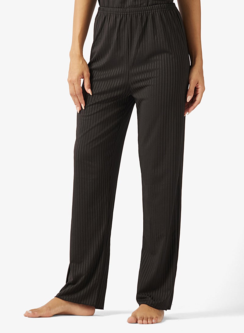 Ginger Ribbed Cami Top & Pyjama Set - Image 4