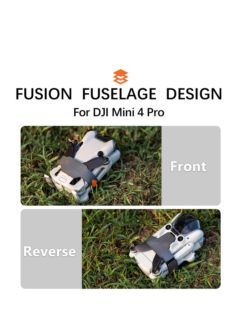 Excefore حامل المروحة لإكسسوارات DJI Mini 4 Pro، حزام حماية المراوح لـ DJI Mini 4 Pro RC 2، مثبت واقي للمراوح ومثبت للمراوح، ملحق حماية  - Image 2