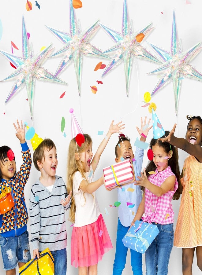 Tellpet Starburst Balloons, 50 Pcs Star Balloons 12 Spike Foil Explosion Party Balloons for Decoration Birthday Wedding Decorations - Image 2