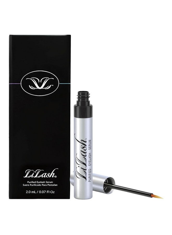 LiLash Purified Eyelash Physician-Formulated Serum for Fuller & Longer Looking Eyelashes | Natural Eyelash Enhancer Safe for Sensitive Eyes & Contact Lens Wearers | 90-Day Supply (2mL) - Image 1