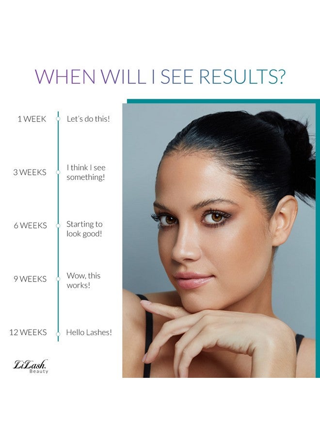 LiLash Purified Eyelash Physician-Formulated Serum for Fuller & Longer Looking Eyelashes | Natural Eyelash Enhancer Safe for Sensitive Eyes & Contact Lens Wearers | 90-Day Supply (2mL) - Image 5