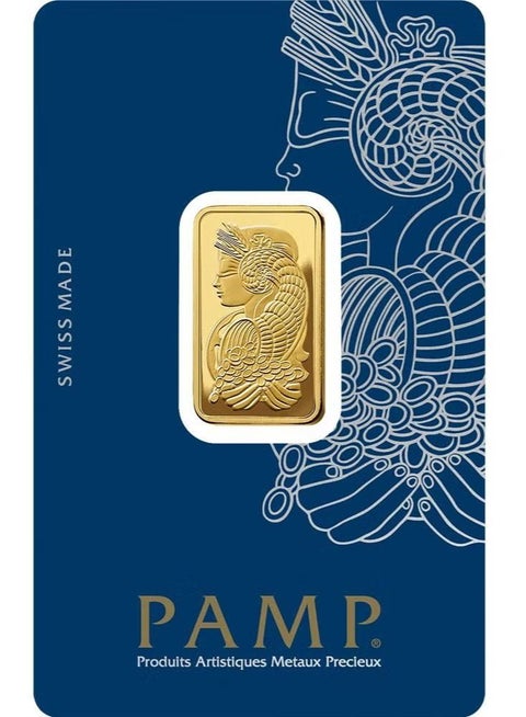 Varnika Jewellery Suisse Pamp Queen 24K(999.9) 1g Gold Bar
