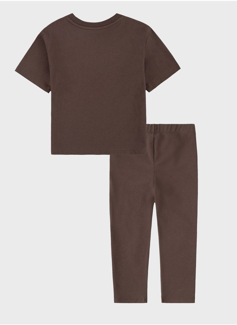 Nike - Kids Boxy T-Shirt Leggings Set - Image 1