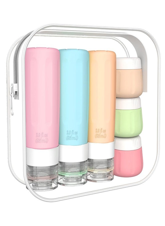 vodvob TSA Approved Travel Bottles Set, 16 Pack Leak Proof Silicone Refillable Containers for Toiletries, Perfect for Shampoo, Conditioner, Lotion & Travel Essentials (tz-1) - Image 1