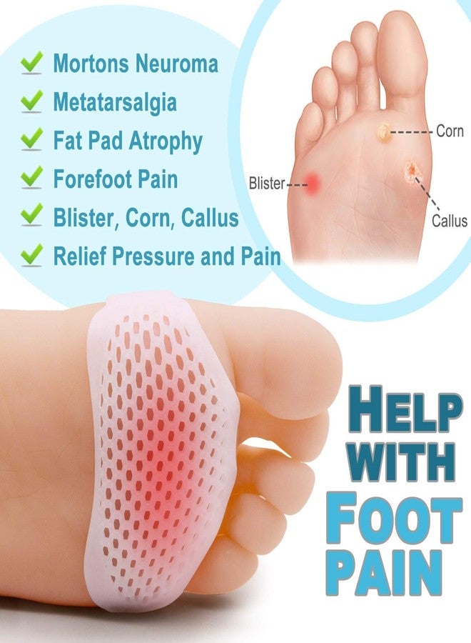 Digital Shoppy Silicone Foot Cushion Forefoot Pads, 1 Pair - Image 4