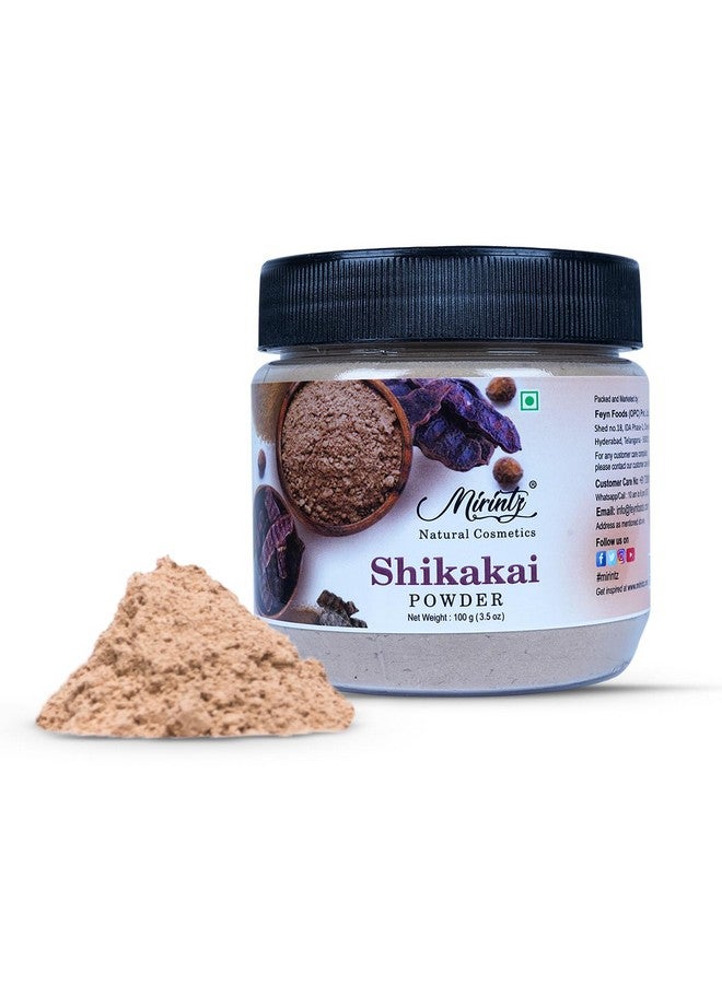 Mirintz Mirintz 100% Natural Shikakai Powder | (100 gms) Pure Shikakai Powder for Hair care -Cleansing & Conditioning | Hair Pack for Hair Growth | Herbal Shikakai Powder DIY Ayurvedic Hair Mask - Image 1