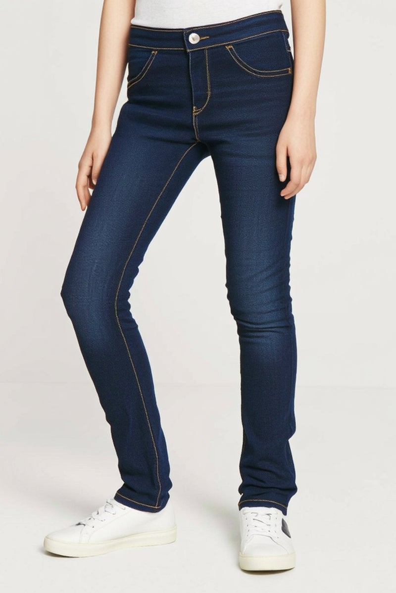 Levi's Kids Girl Washed Pull On Jeggings, Blue - Image 1