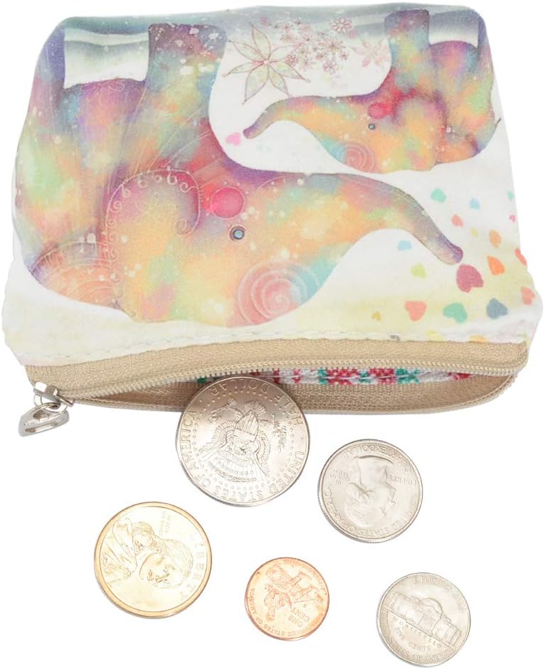 ARRIZO Women and Girls Cute Fashion Coin Purse Wallet Bag Change Pouch Key Holder - Image 4