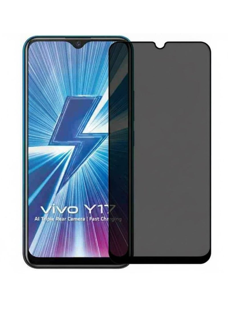 Original Privacy Screen Protector for VIVO Y17  – Anti-Static Tempered Glass with ESD Privacy, 9H Hardness, Anti-Peep, Dust-Proof, Super Smooth Touch - Image 1