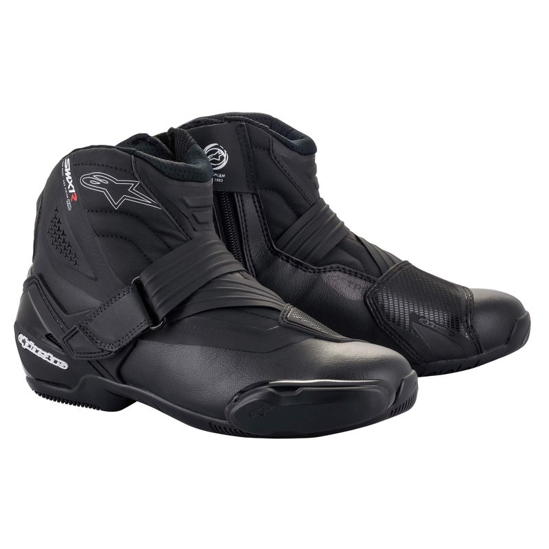 Alpinestars SMX1 R V2 Boots Performance Motorcycle Boots with Impact Protection Ergonomic Design HighGrip Sole Black 44 - Image 3