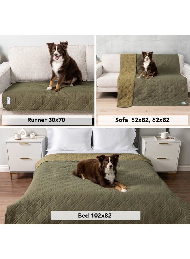 Petami Waterproof Couch Cover For Dogs, Pet Blanket, Reversible Furniture Cover, Sofa Protector Cat Bed, Washable Dog Blanket Seat, 76 X 178 Cm - Image 4