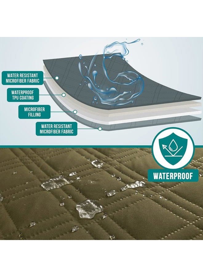 Petami Waterproof Couch Cover For Dogs, Pet Blanket, Reversible Furniture Cover, Sofa Protector Cat Bed, Washable Dog Blanket Seat, 76 X 178 Cm - Image 3