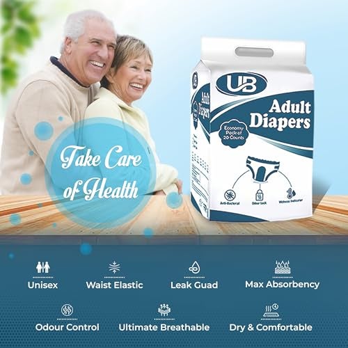 UB BU Adult Pullups/Pants Diapers (Small) 20 Pcs Pack - Image 2
