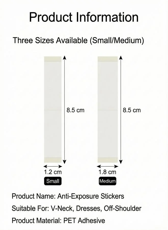 Take Two Pack of 2 - Double Sided Adhesive Clothing Tape, 36-Pieces