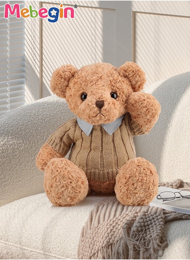 MEBEGIN 50cm Stuffed Teddy Bear, Unique Shape Teddy Bear, Shaggy Stuffed Brown Bear, Adorable Plush Toy, Made of Soft Premium Stuffing Material, Interior Decoration, Fun Themed Room Decor, Ideal Gift for All Age  - Image 1