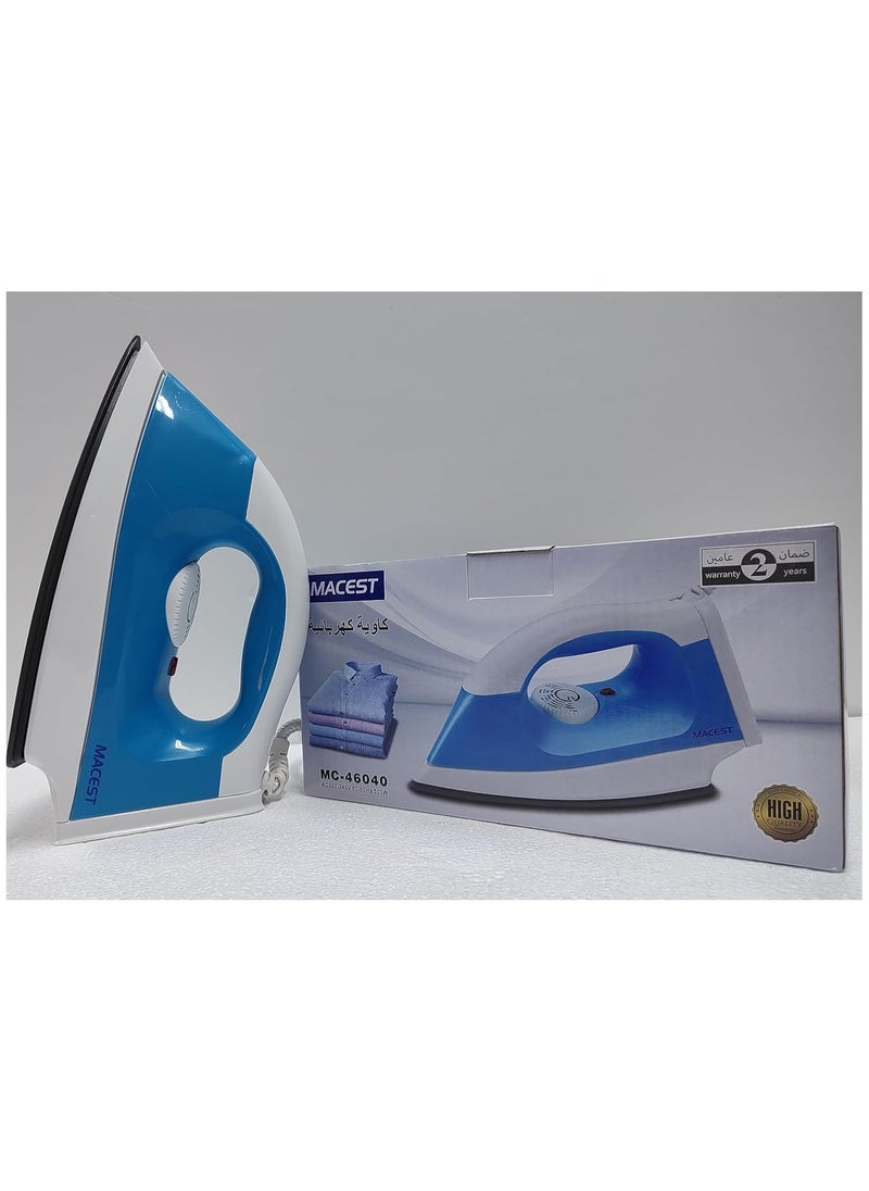 MACEST Macest 500W Electric Dry Iron MC-46040  - Image 1