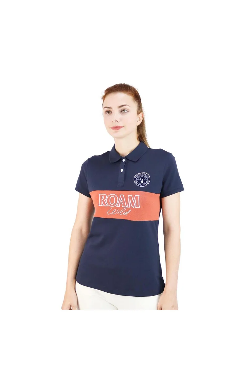 GIORDANO Women's Blue Polo Shirt for Women