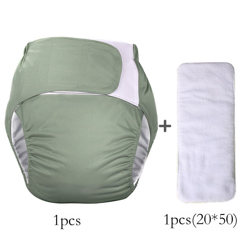 Velcro Cloth Diapers, Anti-Side Leakage, Incontinence Diapers For The Elderly, Diaper Combination Pack, Waterproof Adult Diapers - Image 1