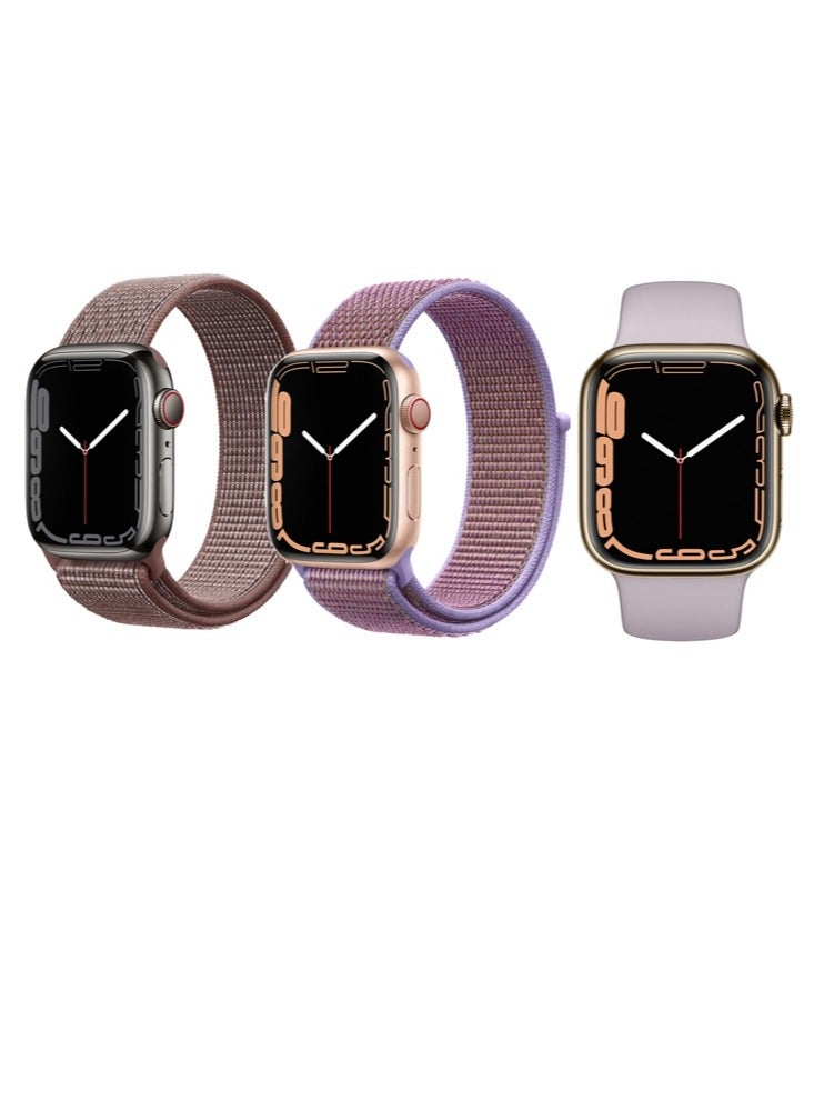 Perfii 3pcs Apple Watch Strap 42/41/40/38mm Replacement for Apple Watch Series 10/9/8/7/6/5/4/SE  - Image 1