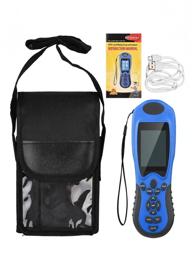 NOYAFA NF-198 GPS Land Meter Handheld Digital LCD Farmland Area Length Height Pressure Satellite Measuring Device, Automatic Manual Vehecile Mode, Outdoor Greenland Surveying Measurement Tool USB - Image 5