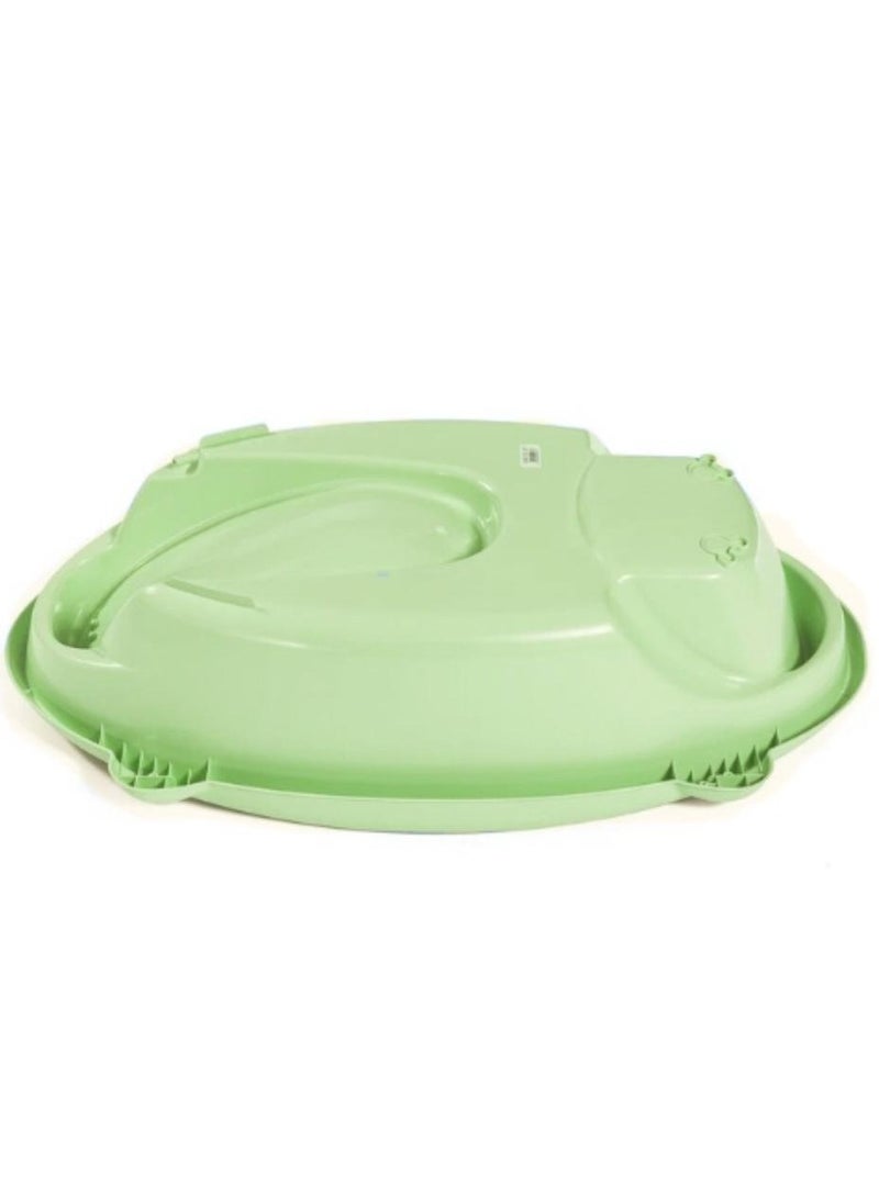 cam Bollicina Baby Bath Tub - Green, 1 Piece - From 0 To 12 Months, Support Feet And Plug To Drain The Water, Newborn Bath Tub For Baby, Portable Baby Bathtub, Made In Italy - Image 4