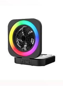 Sing-e Super Bass Speaker Portable Music Mini System With Light & Rechargeable USB Black 10W -ZQS1456