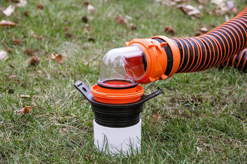 Camco Flexible 3-in-1 Sewer Adapter Hose Seal -Flexible Fitting That Makes Connection to a Sewer Inlet Simple and Less Hands On! (39318), Black - Image 2