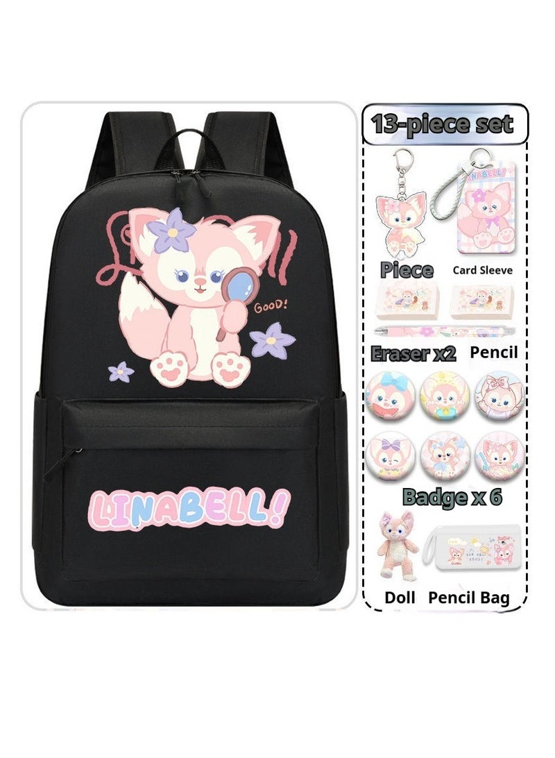 general 14-Piece Cartoon Lina Bell Backpack Set - Image 1