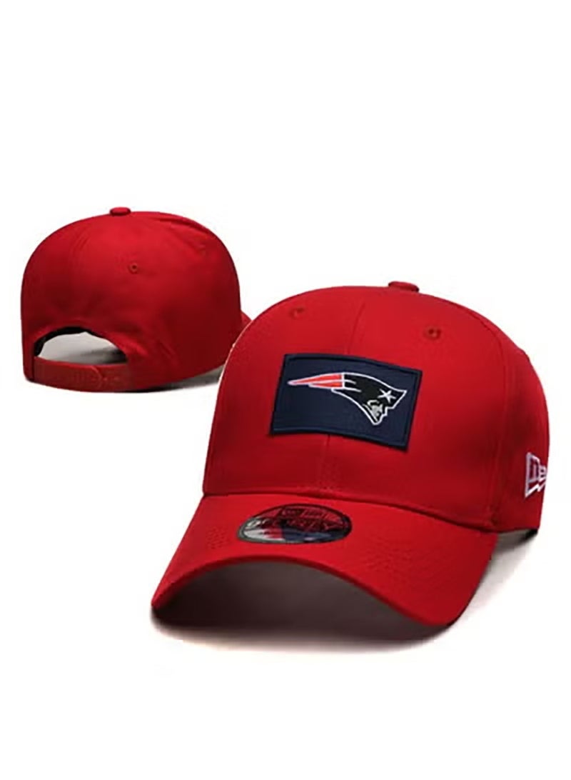 New Era New England Patriots Red Curved Brim Hat