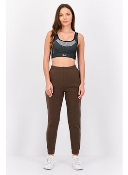 Reebok Women Brand Logo Non Padded Seamless Training Sports Bra, Grey  - Image 3