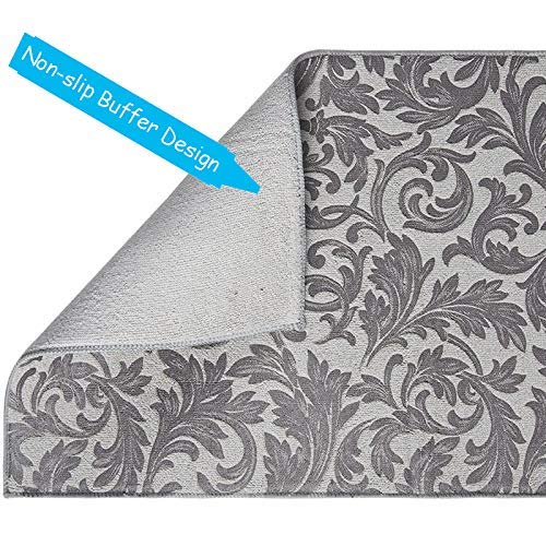 Sakoraware Water Absorbent wet utensils Microfiber Dish Drying Mat for Kitchen Utensils NonSlip Dish splash proof mat Kitchen absorbent draining mat Reversible 50x90cm XXL Size Multicolor - Image 3