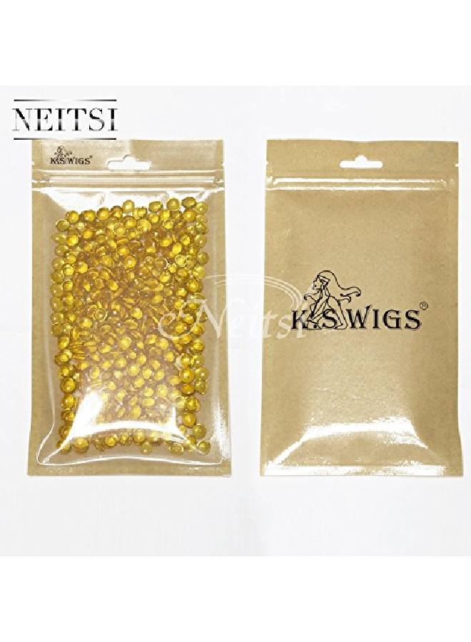 Neitsi 400 Pcs Hair Extension Fusion Keratin Glue Tips Rebond Granules Beads - Image 3