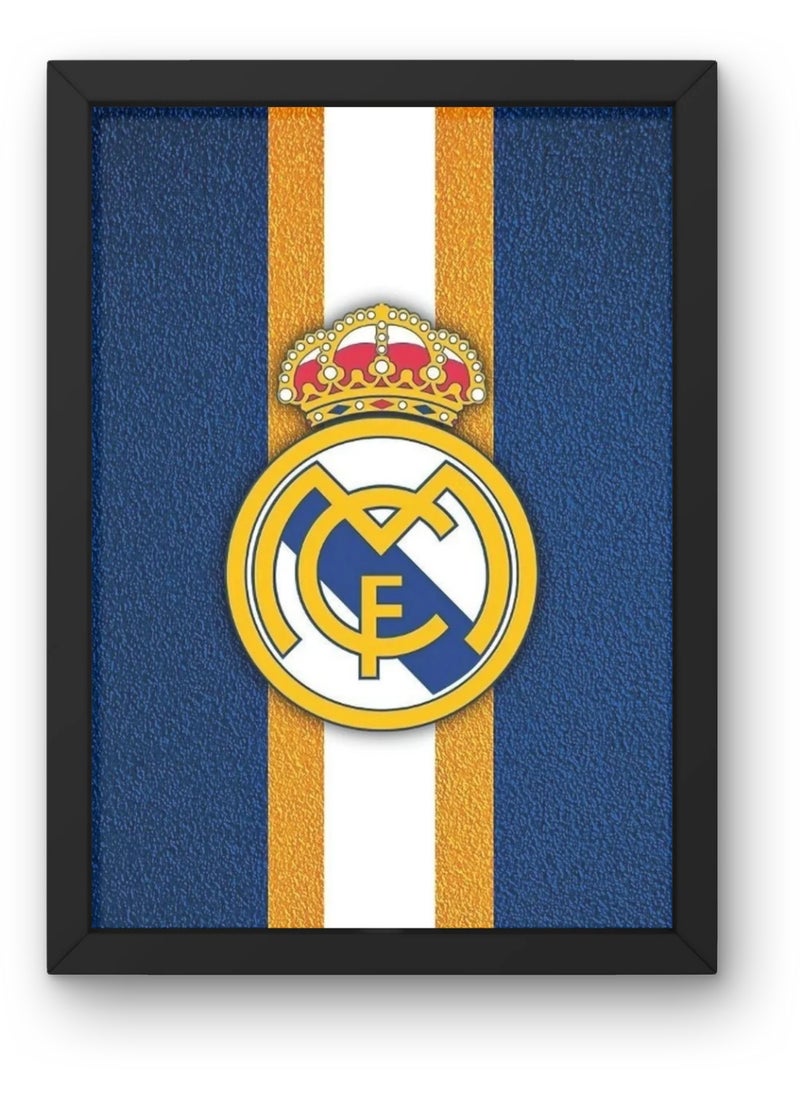 إطار ريال مدريد أسود 30×40 