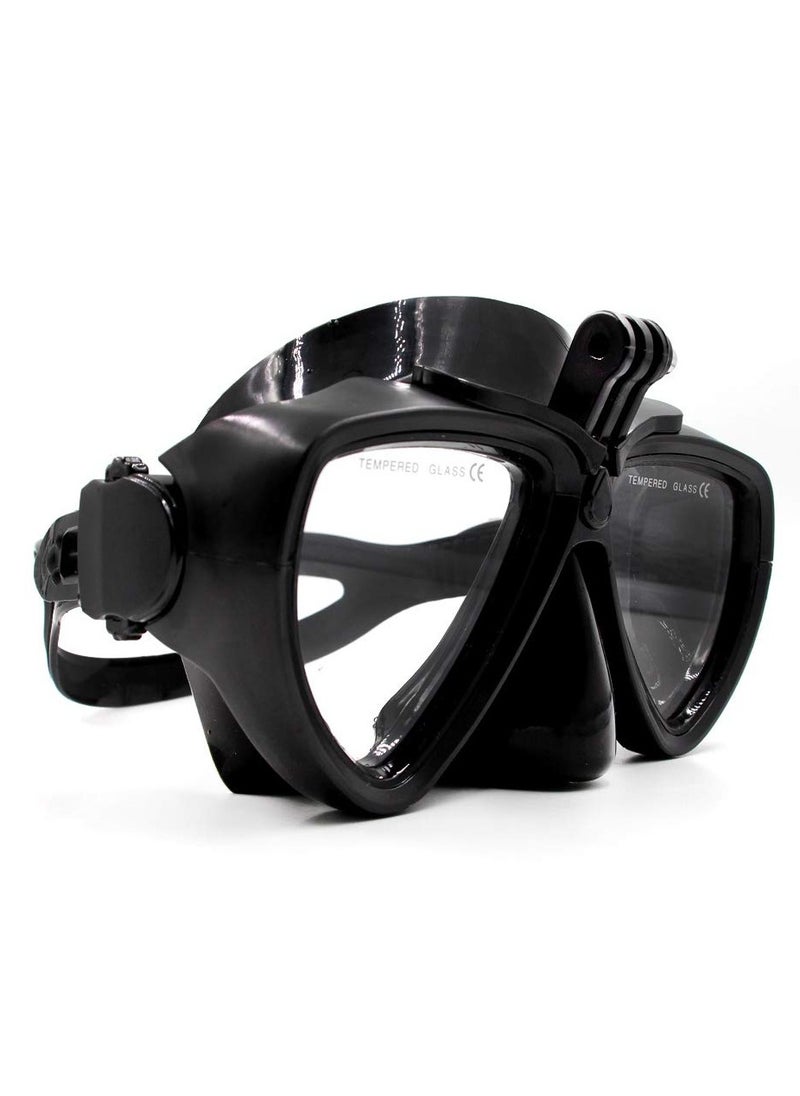 Generic - Diving Goggles with GoPro Compatibility for Hero 7, 6, 5, 4, 3, 2, Session 4, 5, Fusion 360, and DJI Osmo Action Cameras - Capture Underwater Beauty with Snorkel Glasses. - Image 1